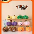 thumbnail image 5 of PATLOLLAV Fall Pumpkin Plush Pendent,Funny Halloween Gift Night Light Pumpkin with Laugh Face Plush Toy Funny Keychain Female Exquisite Backpack Pendant Car Key Pendant, 5 of 5