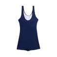 thumbnail image 5 of One Piece Bathing Suit, Womens Bathing Suits, Swim Dress Women, Athletic Swimsuit for Women Boyleg One Piece Competitive Bathing Suit Sleeveless Full Coverage Modest Sporty Swimwear, Royal Blue XL, 5 of 9