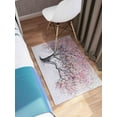 thumbnail image 6 of Corridor Rugs, Landscape Rug, Bath Rug, Dining Room Rugs, Kitchen Rug, Pink Tree Painting Rug, View Rug, Pink Leaves Rugs, Door Mat Rug, 2'x3' - 60x90 cm, 6 of 8