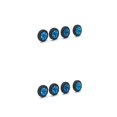 thumbnail image 4 of Vogacara 4 piezas 1/28 coches de control remoto neumáticos accesorios reemplazo para WLtoys K969 K979 K989 Azul 2 piezas, 4 of 6