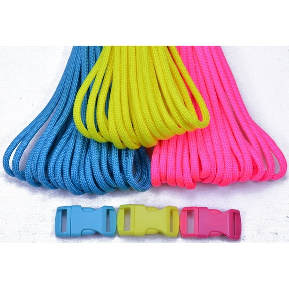 Bored Paracord Brand Paracord Starter Kit - Small Neon Combo Kit