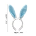 thumbnail image 3 of Swiftyle 3 Pcs Fleece Rabbit Ears Headband Easter Bunny Hair Clip Head Hoops Cute Animal Ears Hair Accessories for Women Party Costume, 3 of 9