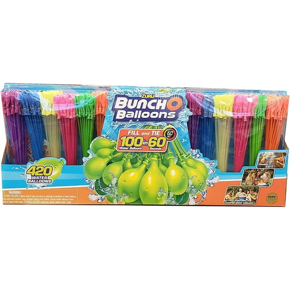 Zuru Bunch O Balloons, 420 Instant Self Sealing Water Balloons