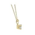 thumbnail image 2 of Diamond Solitaire Necklace & Studs Earrings Set 3/4 Carat tw 14K Yellow Gold, 2 of 3