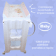 thumbnail image 3 of Bañera Para Bebé Organizador Y Cambiador Cascate Ibaby Gris Gris Cascate rosa, 3 of 7