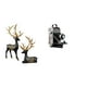 thumbnail image 1 of Escultura De Resina De Reno, Alce Y Ciervo, Modelo De Estatua De Cámara, Colección única De Figuras Decorativas Para Mesa, Mueble O Boda, Inauguración De La Casa., 1 of 8
