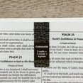 thumbnail image 4 of Christian Art Gifts Set of 6 Black and White Gospel Salvation Inspirational Magnetic Bible Verse Bookmark with Scripture, Size Small 2.3" x .75", 4 of 4