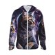 thumbnail image 1 of Balery Purple Moon Cat Sudadera ligera de manga larga con capucha y protección solar UPF 50+ para hombre y mujer, ideal para pesca y running-Medium, 1 of 7