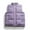 Purple, variant on fatyb Men's Quilted Vest Sleeveless Padded Jacket Casual Stand Collar Mens Warm Outerwear with Pockets