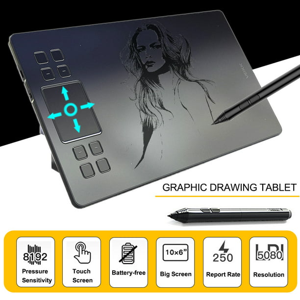 VEIKK A50 Pen Tablet Drawing Board Handwriting Board Electronic 0.9cm  Ultra-thin Sensitive Digital tablet