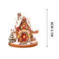 thumbnail image 2 of YIKA 5 PCS Christmas Snow House 2D Acrylic Pendant - Coffee Cup Themed Ornament For Car Interior Backpack Window Door & Christmas Tree Decor, Holiday Home Hanging Decoration D, 2 of 7