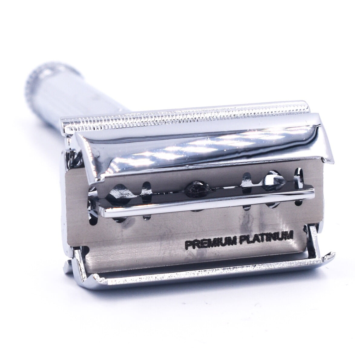 Parker Safety Razor, Model 60R Safety Razor and 5 Parker Platinum Razor Blades