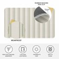 thumbnail image 3 of Sage Green Striped Door Mat Indoor Outdoor, Modern Farmhouse Green Stripes Non Slip Welcome Mat with Rubber Backing, Absorbent Fabric Front Door Mats Entryway Rug for Home Patio Entrance 18"x30", 3 of 9