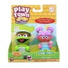 Sesame Street Play Town Learning Curve Real Wood Figure 2 Pack - Oscar & Abby