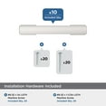 thumbnail image 3 of Amerock Triomphe 3 inch (76mm) Center-to-Center Polished Chrome Cabinet Pull - 10 Pack, 3 of 5