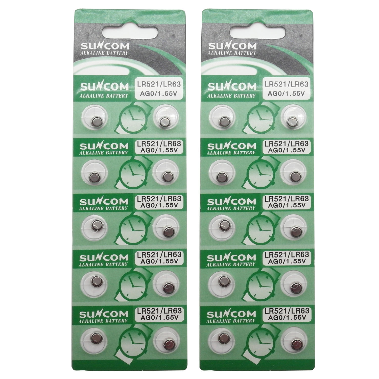 (20 pcs) AG0 Alkaline 1.5V Button Cell Battery Single Use LR512