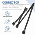 thumbnail image 5 of Cable de AlimentacióN HDD Disco Duro 5 Pines a 3 SATA V550 V650 V750 V850 V1000 Fuente Modular, 5 of 5