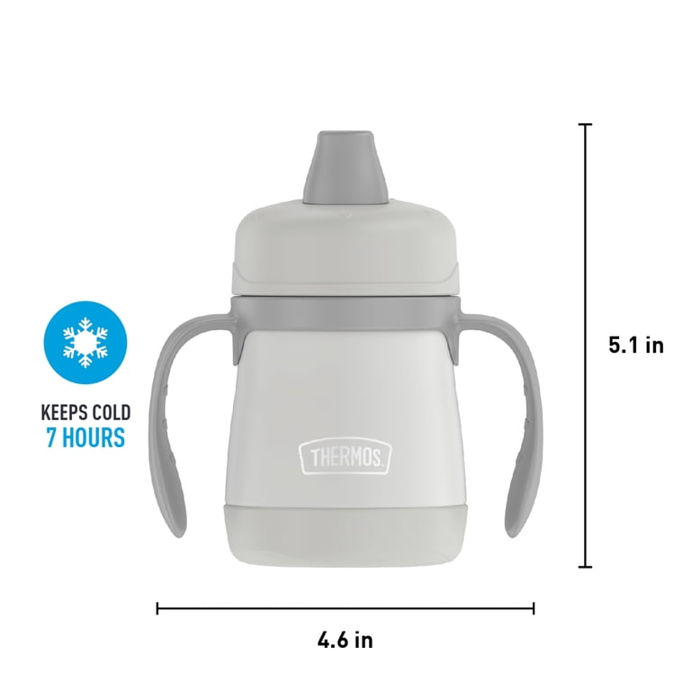 Thermos Baby Vacuum Insulated Sippy Cup, 7 oz Gray photo 5