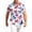 Red, variant on Mens Hawaiian Shirt Short Sleeve Summer Casual Tropical Print Button Down Shirts for Men Fashion Beach Vacation T Shirts Mint Green S