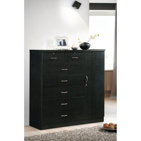 Hodedah 7 Drawer Jumbo Chest