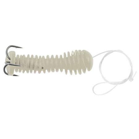 Mudville Catmaster River Dip Worm Glow 2PK Soft Baits