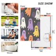 thumbnail image 6 of Yayeee 100% Cotton Hand Towels for Bathroom 16" x 28" Soft Absorbent Kitchen Towel, Yellow Halloween Ghosts, 6 of 7
