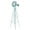 Light Blue, variant on REKHH 8FT Ornamental Windmill Backyard Garden Decoration Weather Vane, Heavy Duty Metal Wind Mill wIth 4 Legs Design,Red