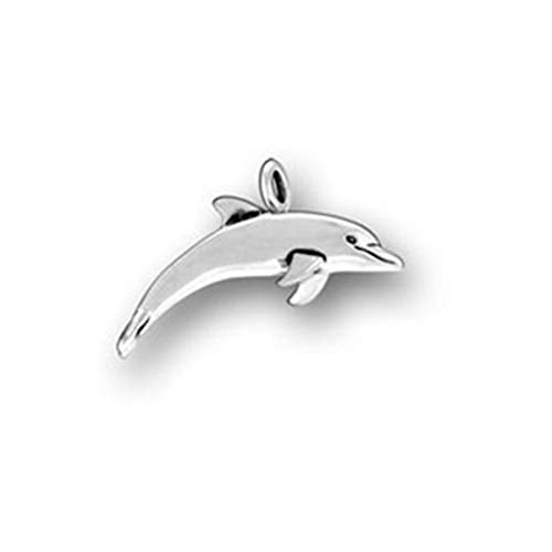 Dolphin European Bracelet Beads Porpoise Necklace Charms Stainless Steel Silver 
