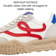 thumbnail image 5 of CHICVOMEY Women's Retro Running Sneakers Breathable Mesh Suede Casual Walking Shoes Non-Slip Chunky Sole Lace-Up Athletic Trainers for Daily Work Travel, 5 of 8