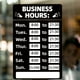 thumbnail image 2 of Signo De Horario De Apertura Tmvgtek Libre de BPA, 2 of 3
