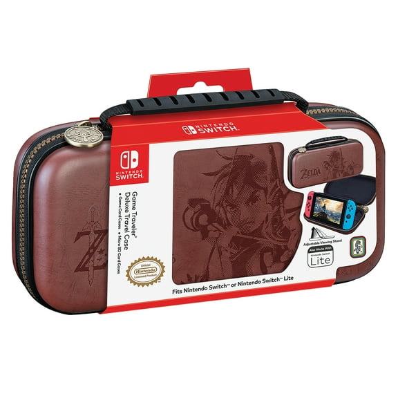 RDS Industries, Zelda Edition, Brown Game Traveler Deluxe Travel Case for Nintendo Switch