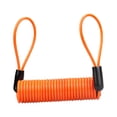 thumbnail image 1 of koolsoo Câble de Rappel de Sécurité pour Verrouillage de Disque Câble de Rappel de Disque pour Moto Vélo VTT Orange, 1 of 9