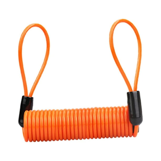 Cable de Recordatorio de Bloqueo de Disco Cola Naranja 120 cm