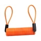 thumbnail image 1 of Cable de Recordatorio de Bloqueo de Disco Cola Naranja 120 cm, 1 of 8