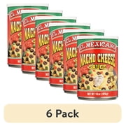(6 pack) El Mexicano Nacho Cheese Sauce, 15 oz Can Shelf-Stable