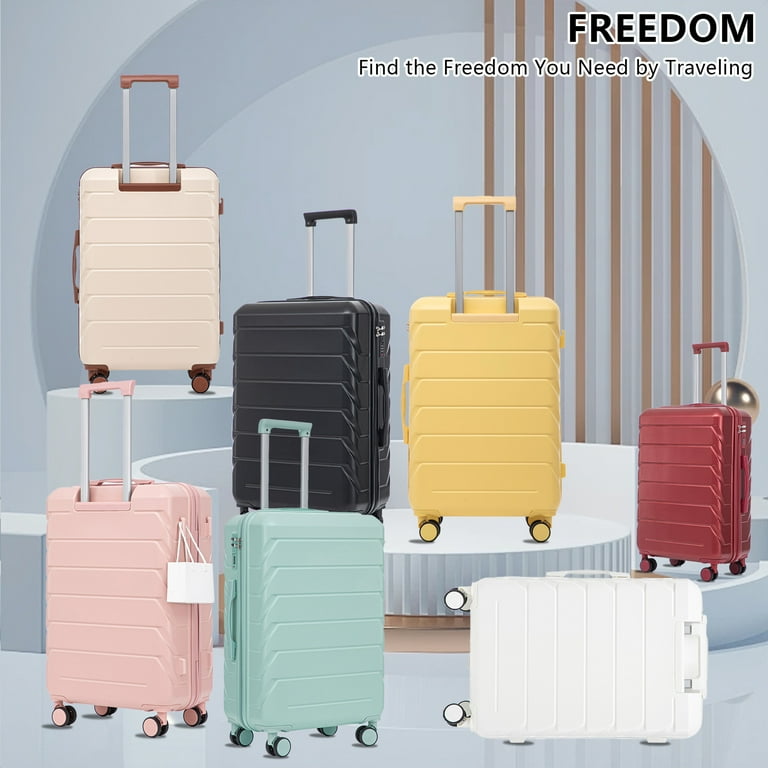Luggage Sets 3 Piece(20/24/28), Expandable Carry On Suitcase with