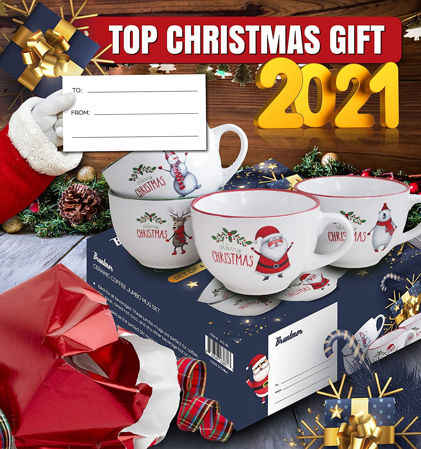 Christmas Gifts Large Coffee Mugs Giant LARGEST MUG IN THE WORLD GIFT BOXED  Cup