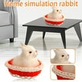 thumbnail image 2 of CWCWFHZH Simulation Rabbit Plush Toys Easter Bunny Easter Home Decoration Gifts, 2 of 3