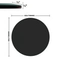 thumbnail image 5 of ANYHI 38.6" Inch Round Tempered Glass Table Top black Glass 1/2" Inch Thick Beveled Polished Edge, 5 of 8