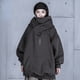 thumbnail image 2 of -Sudadera con capucha estilo Harajuku para mujer, ropa de calle coreana, estilo gótico, Cyberpunk, de gran tamaño, para parejas, 2 of 5