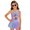 Cartoon Sleepy Axolotl with Starry Gradient Background, variant on Uourmeti Cartoon Capybara & Axolotl Print Girls Skirted One-Piece Swimsuit - Quick Dry Stretch Swim Dress for Beach, Pool & Summer Vacations
