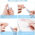 thumbnail image 3 of RETON 3 PCS Mechanical Pencil Set, Propelling Pencil 0.5mm, Retractable Pencils with 3 Erasers and 3 Lead Refills, Pencils with Rubbers on the End for Writing Drawing Sketching, 3 of 7
