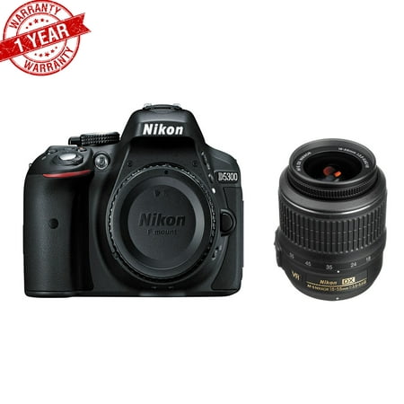 Nikon D5300 DSLR Camera with 18-55mm Lens (Black)