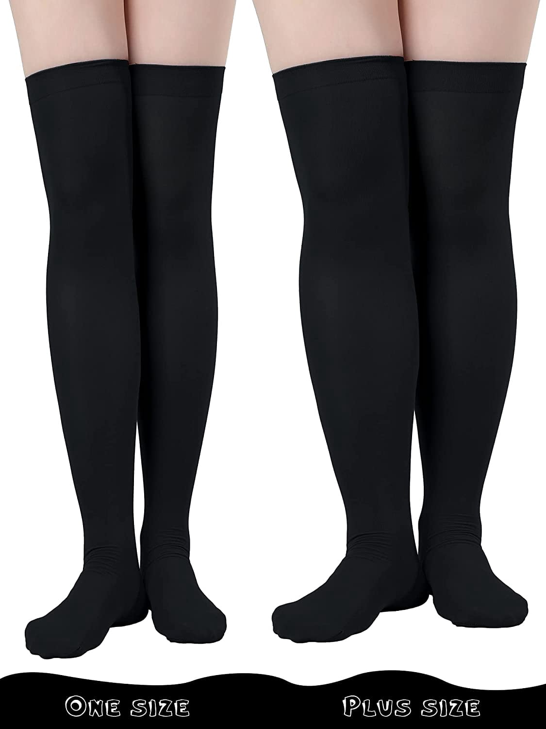 Silk Thigh High Stockings Nylon Socks 