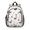 Hen and Egg, variant on Rooster and Silhouette Blue Pattern Backpack for School, Cute School Bag with Adjustable Shoulder Straps and Padded Back, 15"x11.42"x5.5"