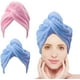thumbnail image 1 of Toalla de microfibra para el cabello, 3 paquetes de turbantes para el cabello mojado, toallas para secar el cabello para mujeres con cabello rizado, antiencrespamiento, azul/rosa/gris, 26 "10" Xemadio WMXL-97-2, 1 of 6