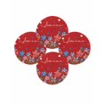 thumbnail image 7 of 15 Inch Round Placemats Set of 4, Independence Day Non Slip Heat Insulation PP Table Mats, 4th of July Red Striped Stars Patriotic Washable Place Mats for Kitchen Dining Party Table Decor, 7 of 7
