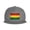 Gray, variant on Snapback Hat Retro Reggae-Rastafarian Flag Adjustable Flat Bill Brim Hat for Men Women Casual Wear Pink