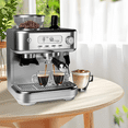 thumbnail image 3 of Professional Espresso Machine 15 Bar, LCD Display Espresso Maker with Grinder, Milk Frother and PID Temperature Control, 3 of 7