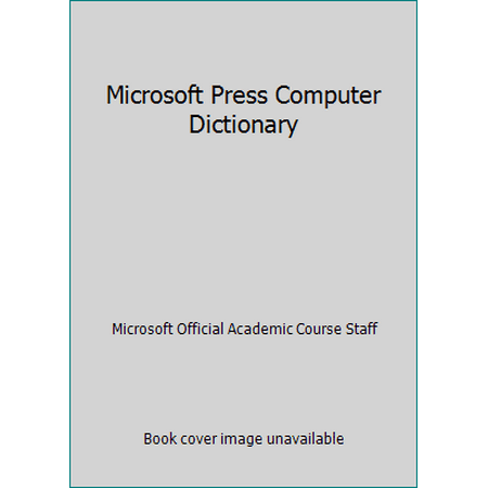 Pre-Owned Microsoft Press Computer Dictionary Paperback